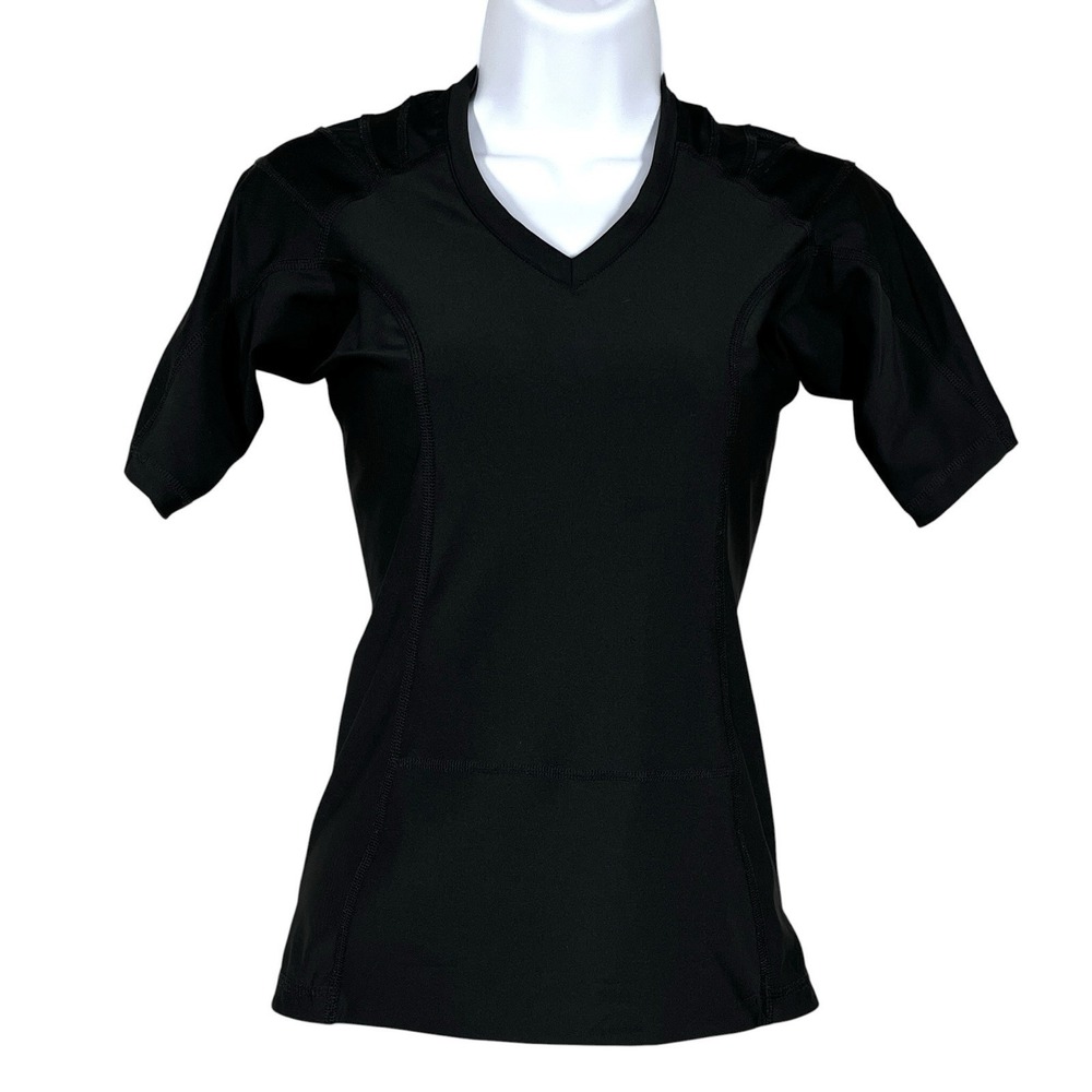 AlignMed Anodyne Posture Shirt Womens S Black Compression PowerMesh Tech